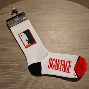 Scarface White and Black Casual Socks